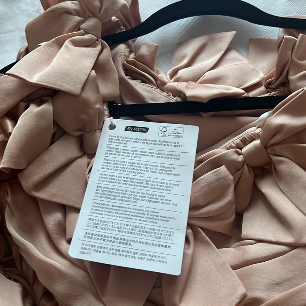 NWT Zimmermann Sabotage Bow Mini Dress - Picture 9 of 11